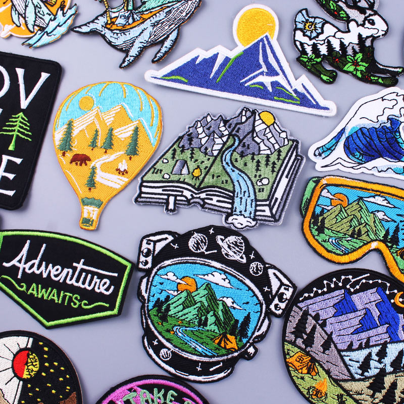 Outdoor Adventure And Travel Show - Natuur Avontuur Reizen Patches Voor Kleding