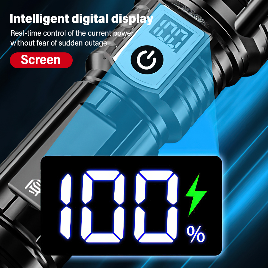 High Power 200000LM LED-zaklam - Outdoor Adventure Trips recensie en prijs