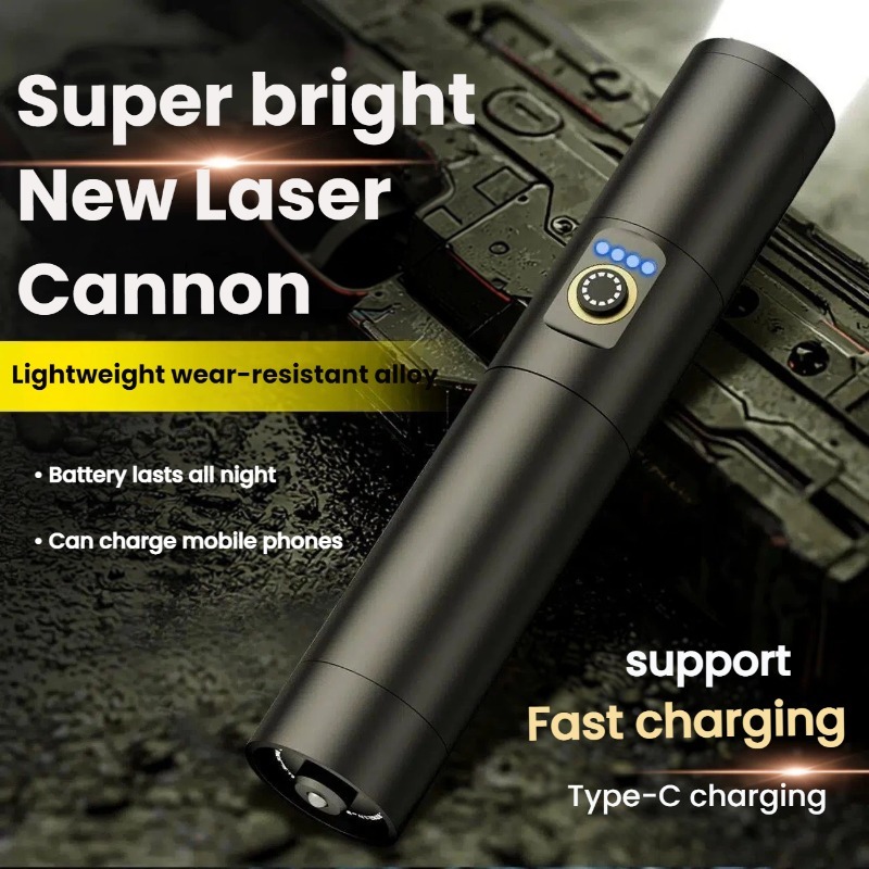 Sterk licht LED-zaklamp Type-C - Outdoor Adventure Trips recensie en prijs