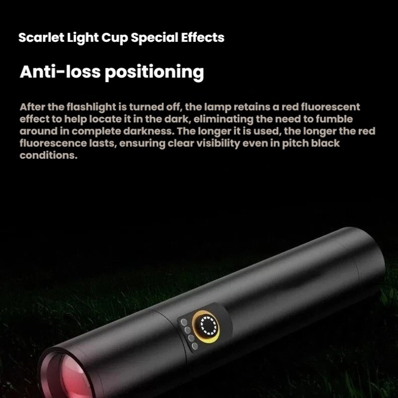 Sterk licht LED-zaklamp Type-C - Outdoor Adventure Trips recensie en prijs