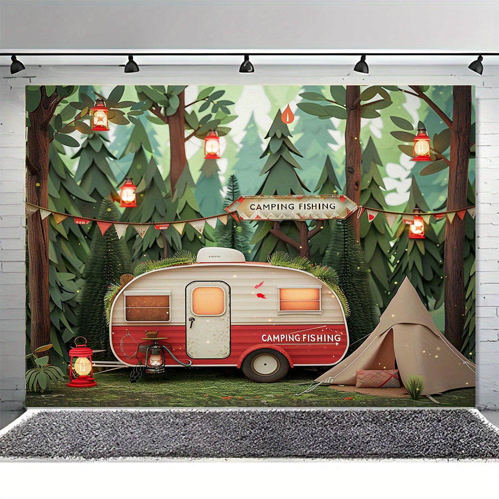 Polyester Jungle Camping Thema - Outdoor Adventure Birthday Party recensie en prijs