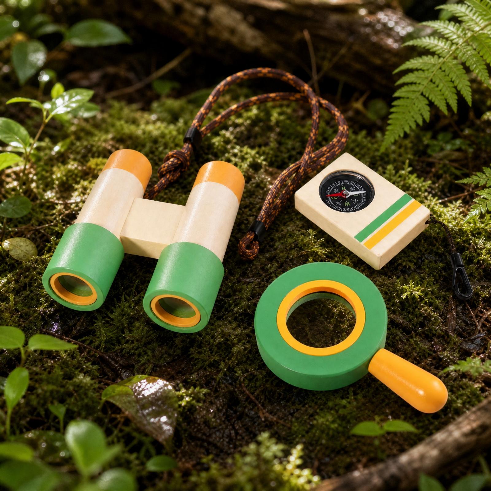 Houten buitenspeelset voor kin - Outdoor Adventure Kit For Kids recensie en prijs