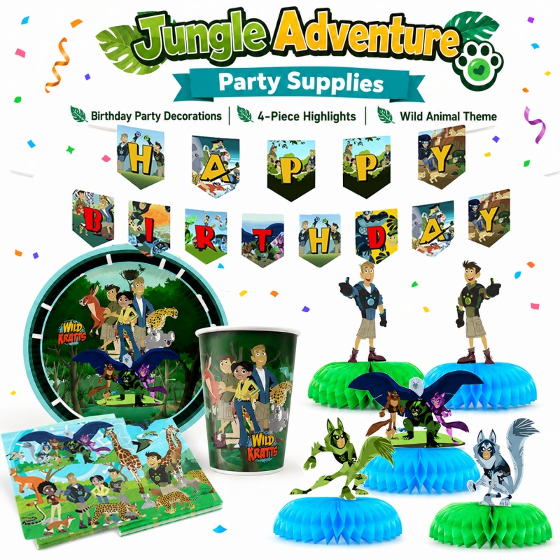Wild Kratts Verjaardagspicknic - Outdoor Adventure Birthday Party recensie en prijs